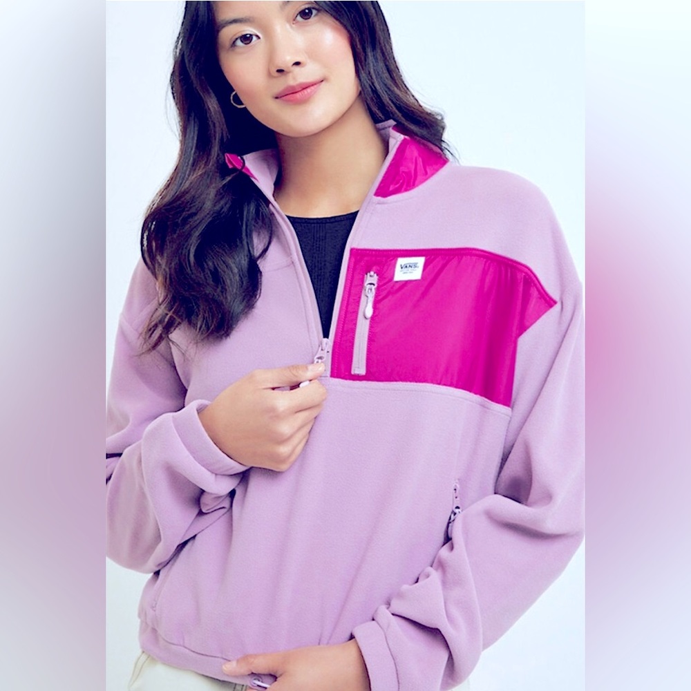 VANS Women's Kirk Half Zip Sweatshirt
Pullover Fleece XS